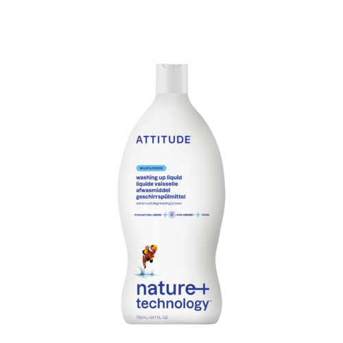 Attitude Washing Up Liquid Wildflowers 700ml - Image 1