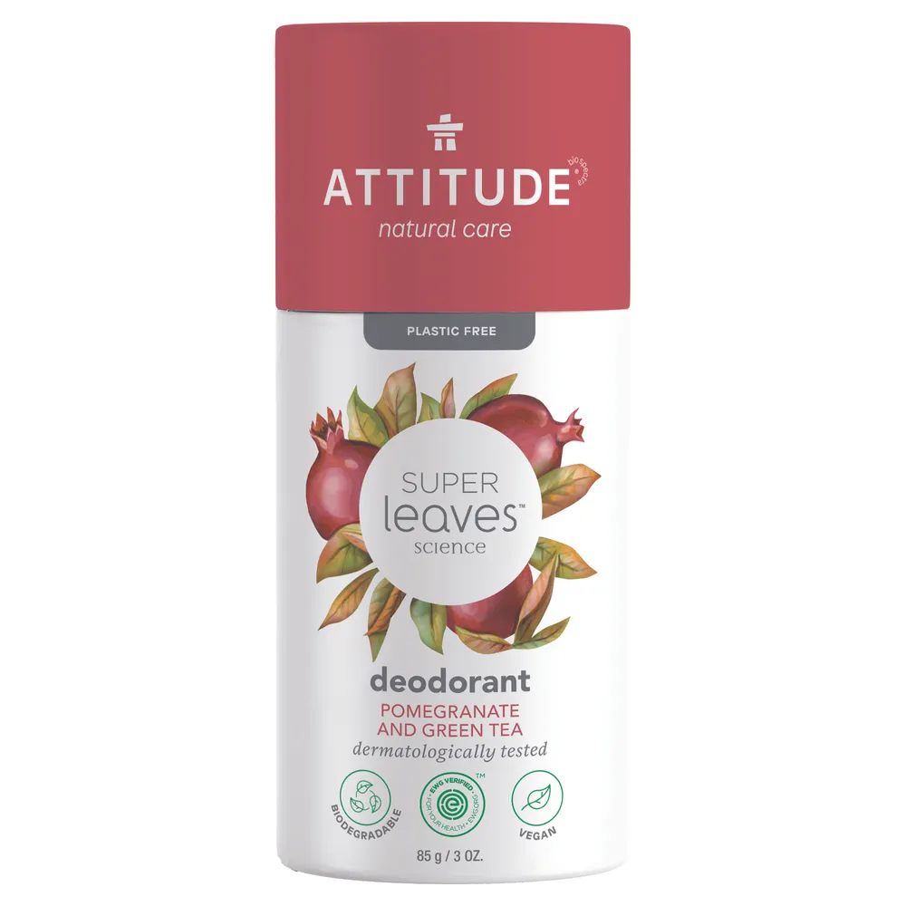 Attitude Super Leaves Deodorant Pomegranate and Green tea