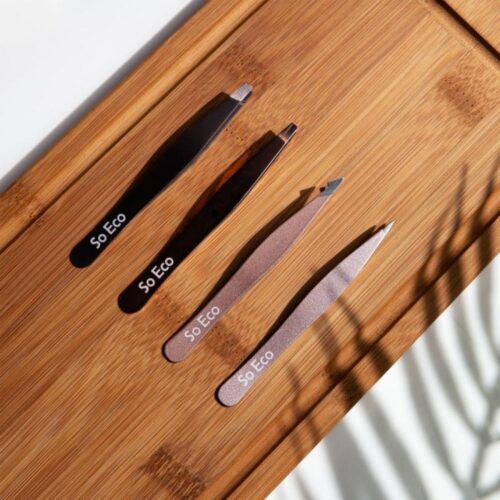 So Eco Rose Gold Tweezer Set pintsettide komplekt 4tk - Image 3